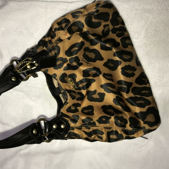Coach cheetah saddel/shoulder bag, new! - Picture 3 of 6
